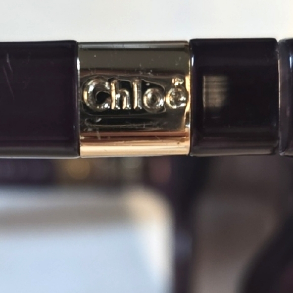CHLOE' Black Sunglasses Classic Accessories - Picture 2 of 9